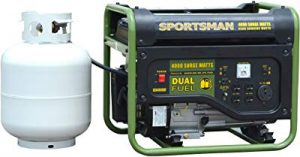 Sportsman dual fuel generator