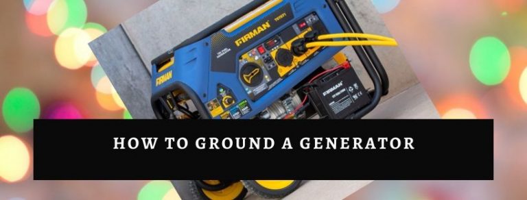 Method of grounding generator